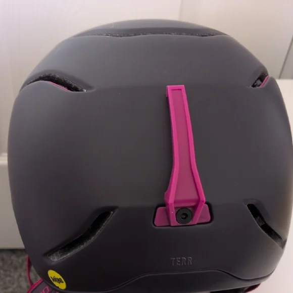 Giro Matte Charcoal Helmet with Pink Accents - Picture 4 of 7